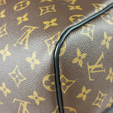 Louis Vuitton Black/Brown Monogram Keepall 55
