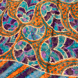 Givenchy Dark Multi Striped Shear Silk Scarf