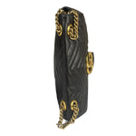 Gucci GG Black Marmont Leather Medium Shoulder Bag