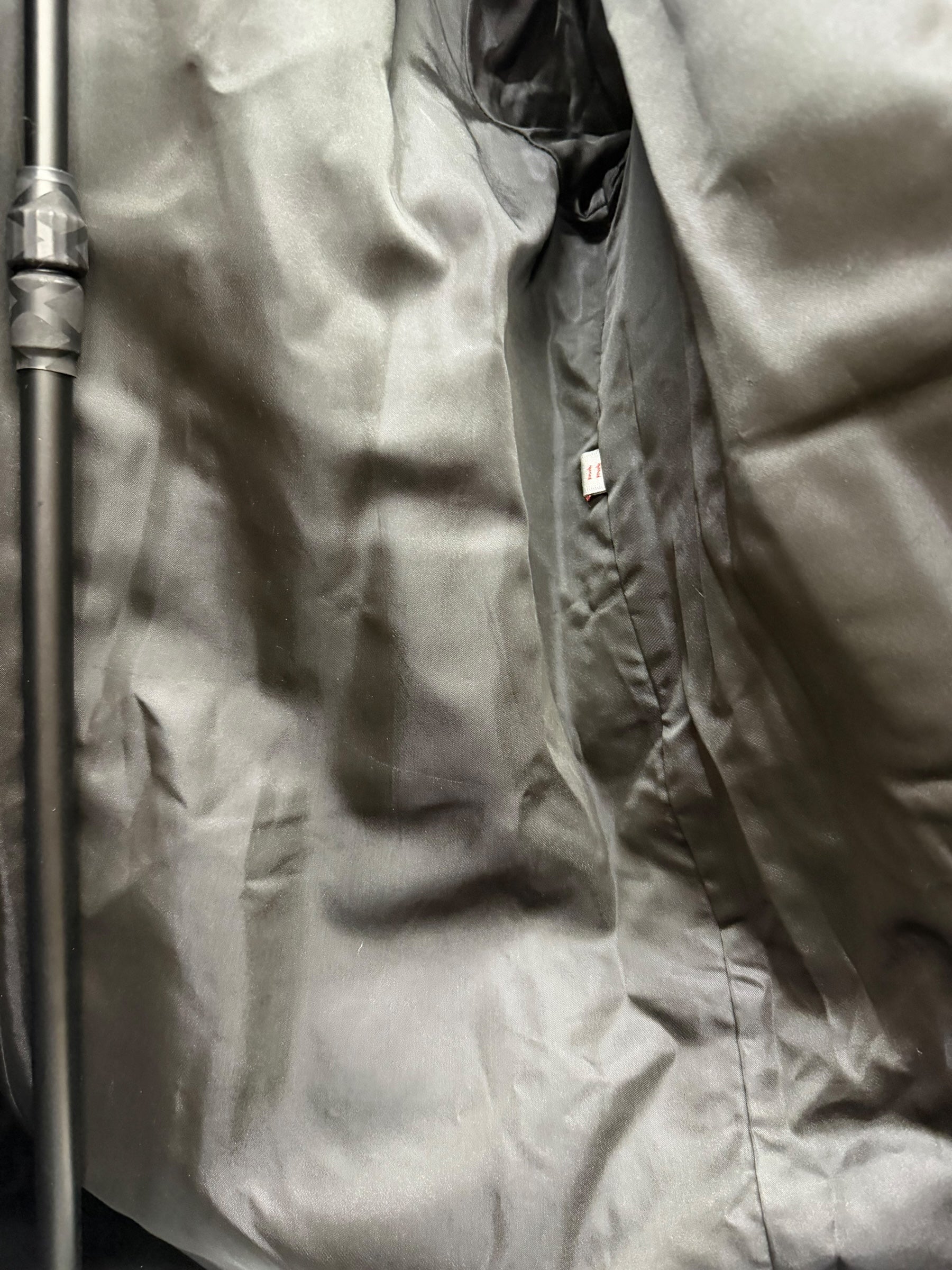 Vintage Black Fur Mid Length Coat