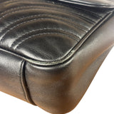 Gucci GG Black Marmont Leather Medium Shoulder Bag
