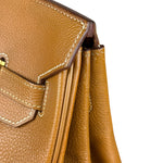 Hermes Birkin 35 Gold Brown Togo Leather Handbag 2001
