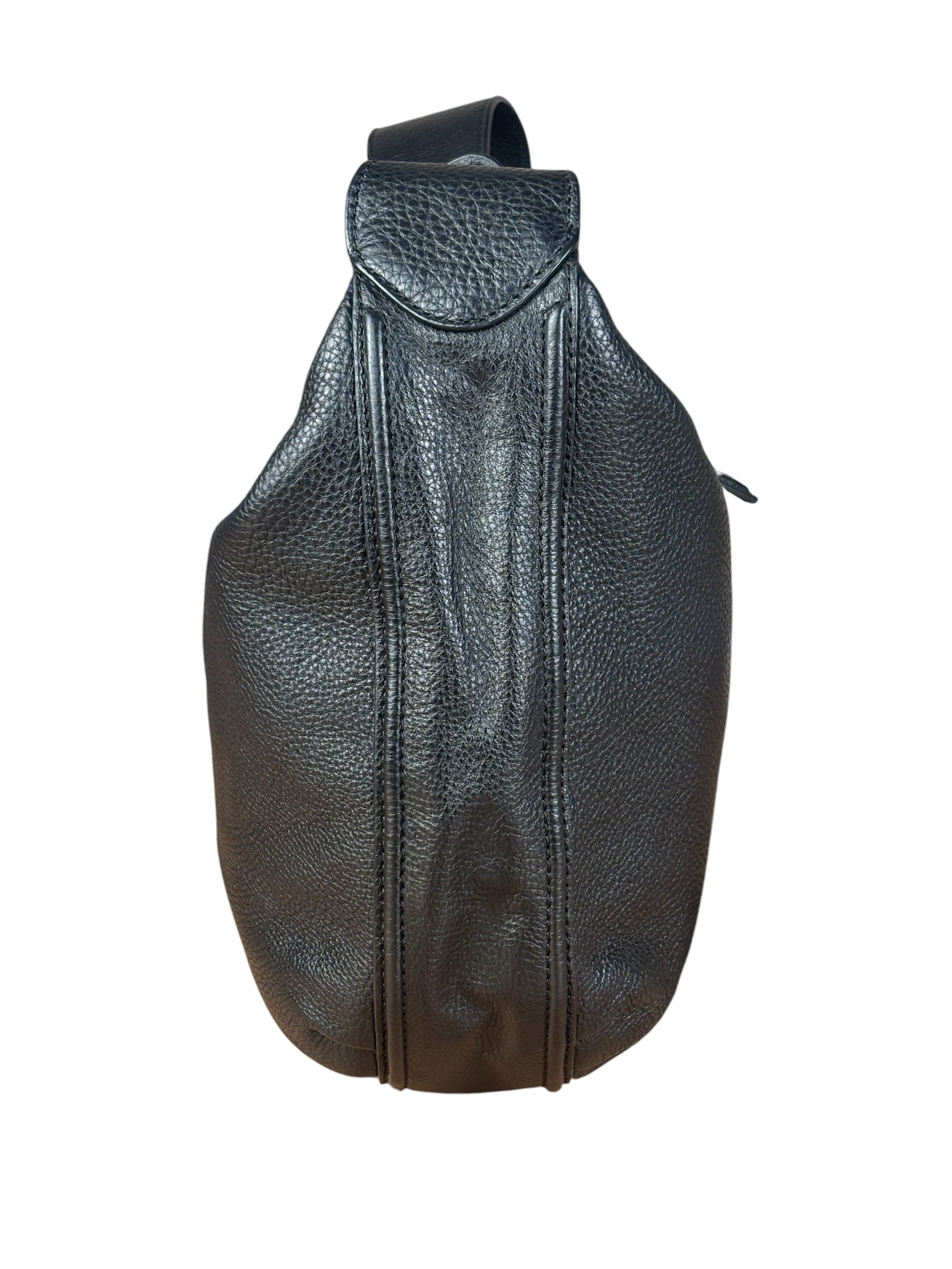 Coach Black Leather Hobo Shoulder Bag