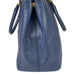 Prada Navy Saffiano Leather Galleria Tote
