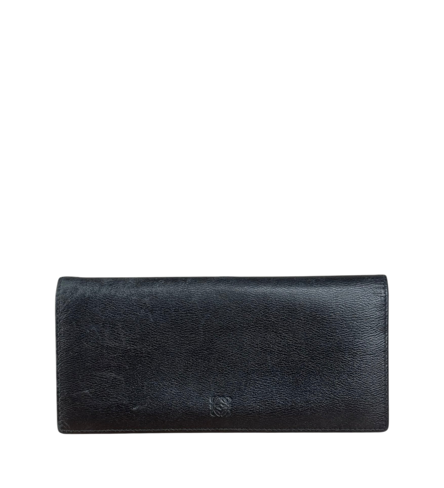Loewe Bicolor Leather Puzzle Long Horizontal Bifold Wallet