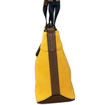 Coach Mustard Yellow Tote 20 In Colorblock Two-Way Bag