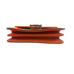 Gucci Orange Leather Small Dollar Interlocking G Shoulder Bag