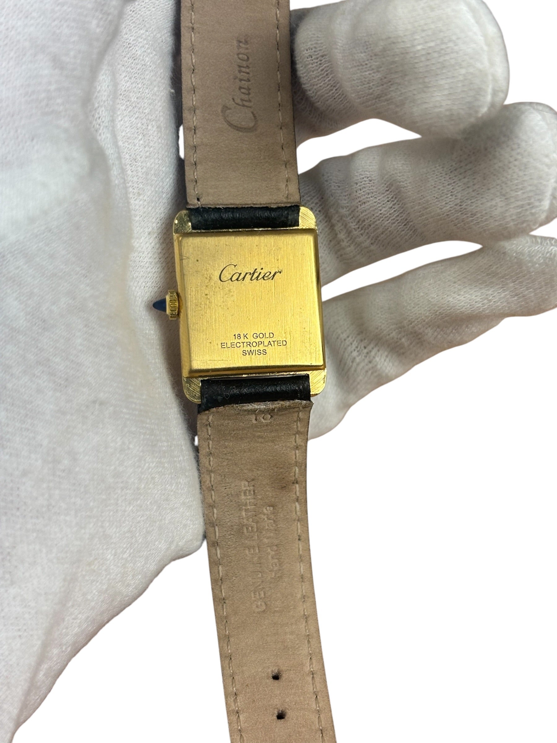 Cartier Vintage Tank White Roman Dial 1970's
