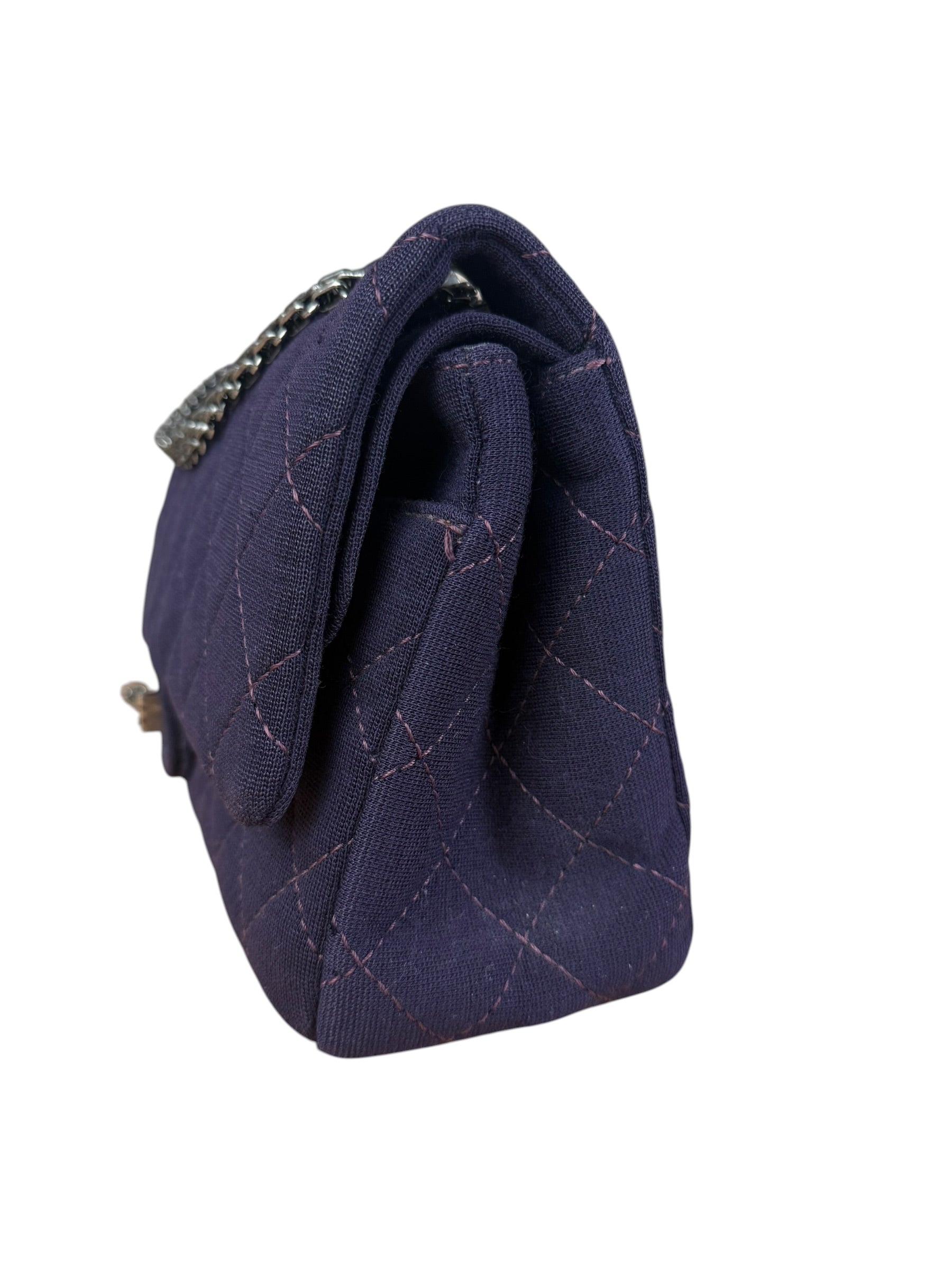 Chanel Purple Quilted 2.55 Reissue Double Flap Bag 2012