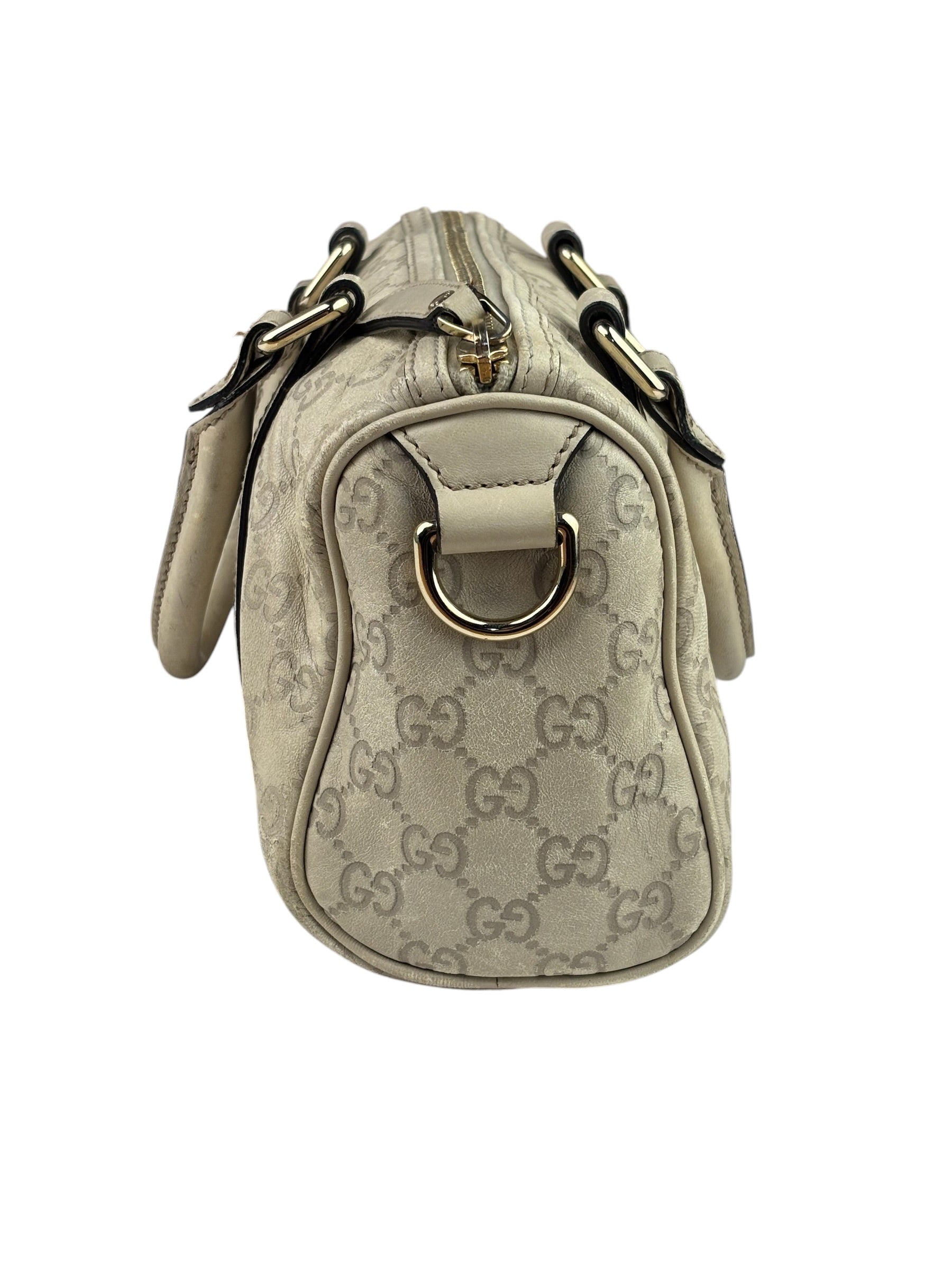 Gucci GG Supreme Leather Mini Boston Bag