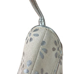 Celine Grey/Silver Suede/Leather Daisy Pochette