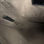 Fendi Black Zucchino Messenger Crossbody Bag