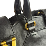 YSL Black Leather Cabas Chyc 2Way
