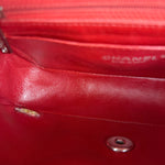 Chanel Red Quilted Leather Classic Mini Flap Bag 2012