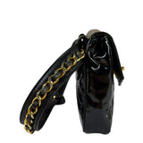 Chanel Black Patent Leather Belt Bag 1995