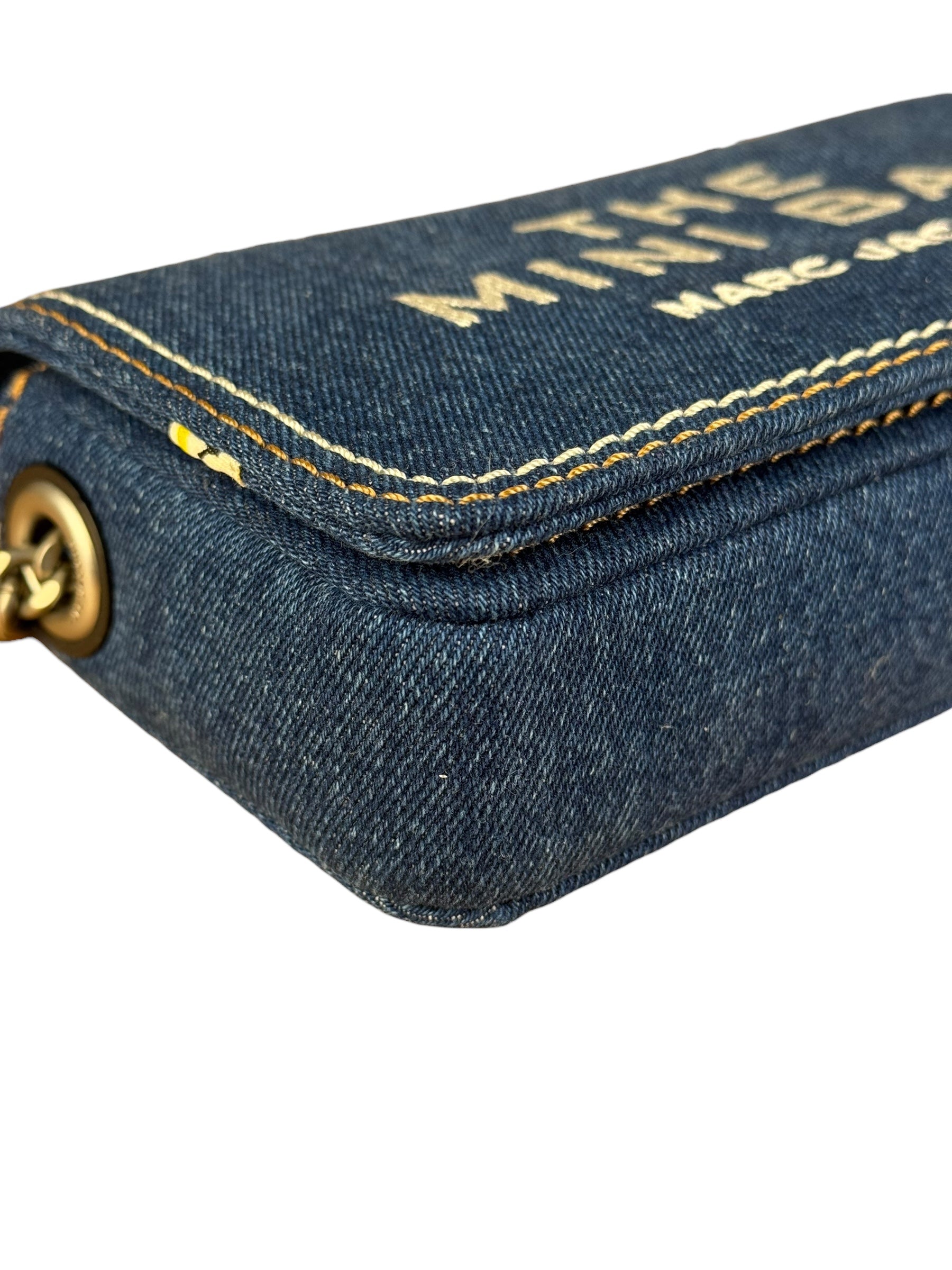 Marc Jacobs The Denim Mini Chain Bag