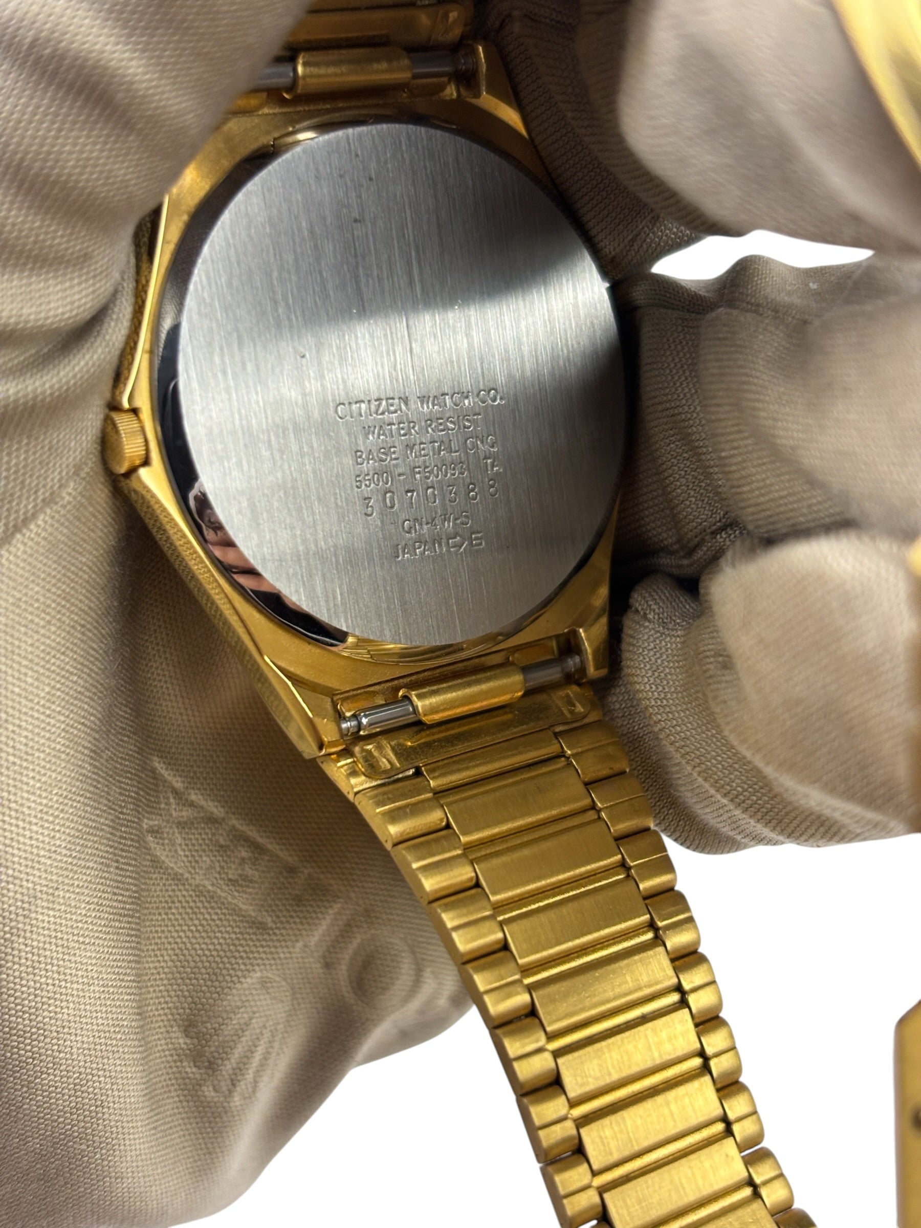 Citizen White Dial Day-Date Gold Plated