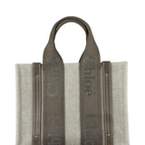 Chloé Small Woody Canvas 2Way Tote Khaki/Green