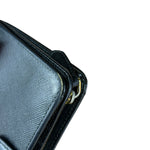 Prada Saffiano Zip Compact Wallet