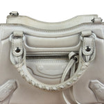 Balenciaga White Leather Neo Classic Le City Two-Way Bag