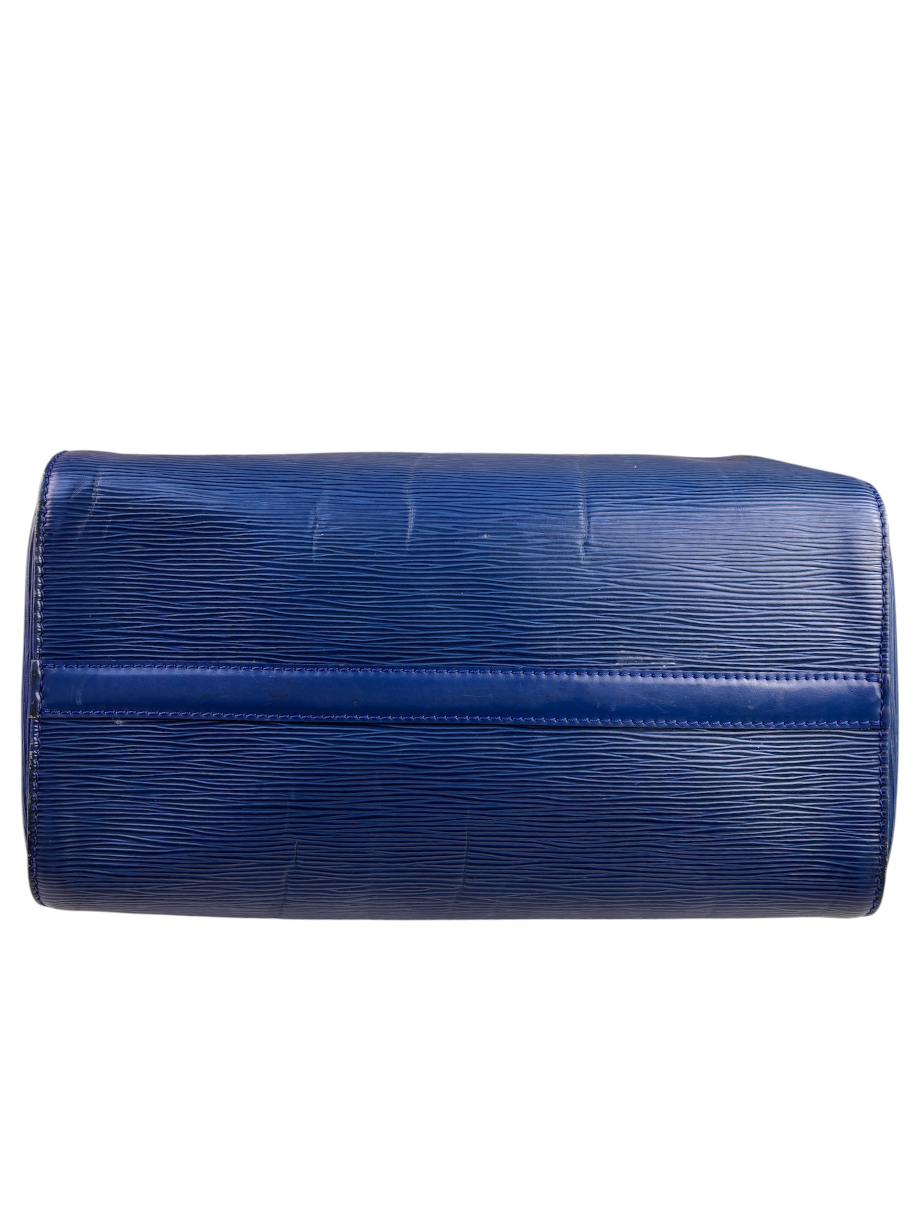 Louis Vuitton Blue Epi Leather Speedy 30