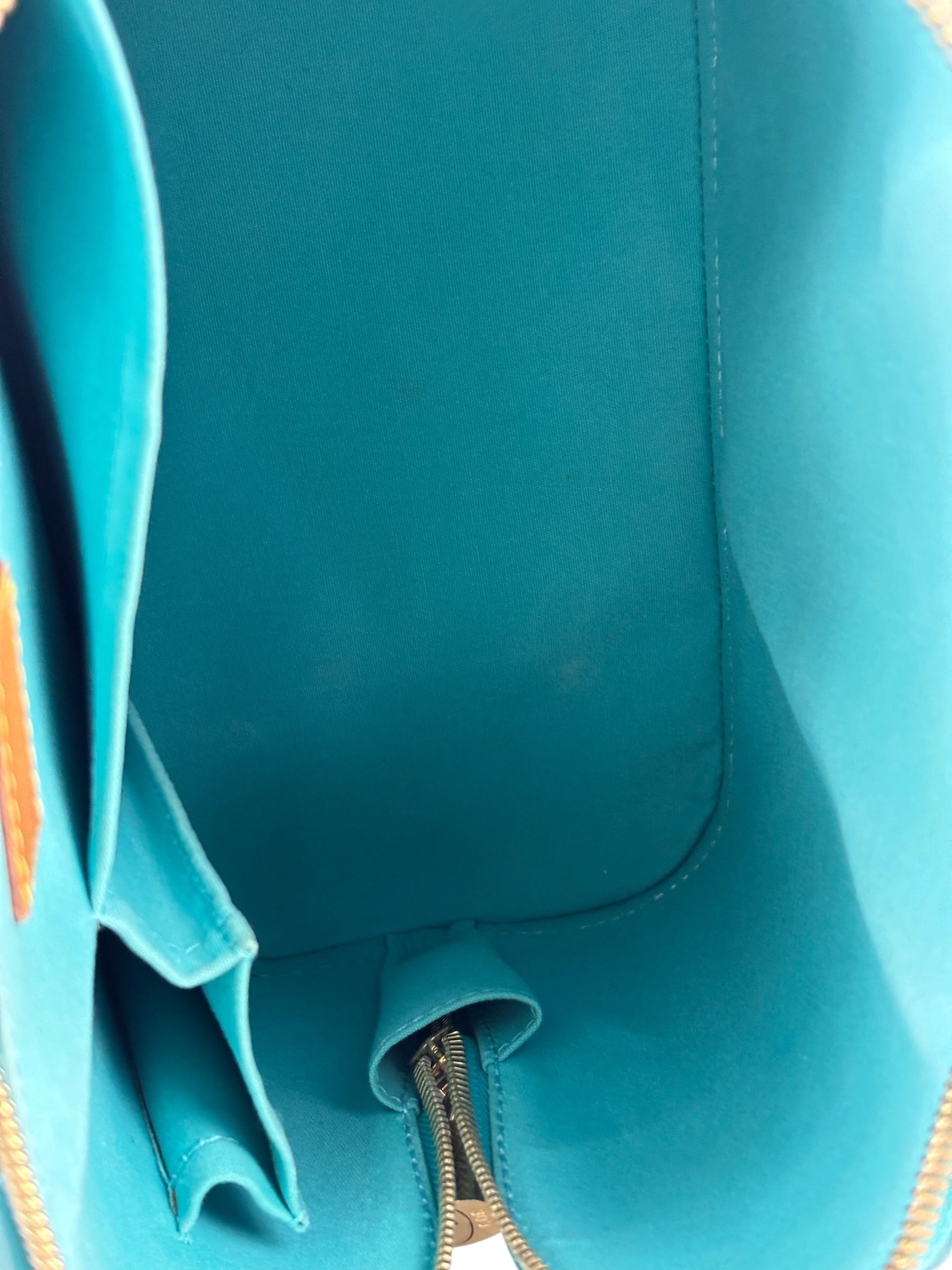 Louis Vuitton Blue Lagoon Vernis Alma GM