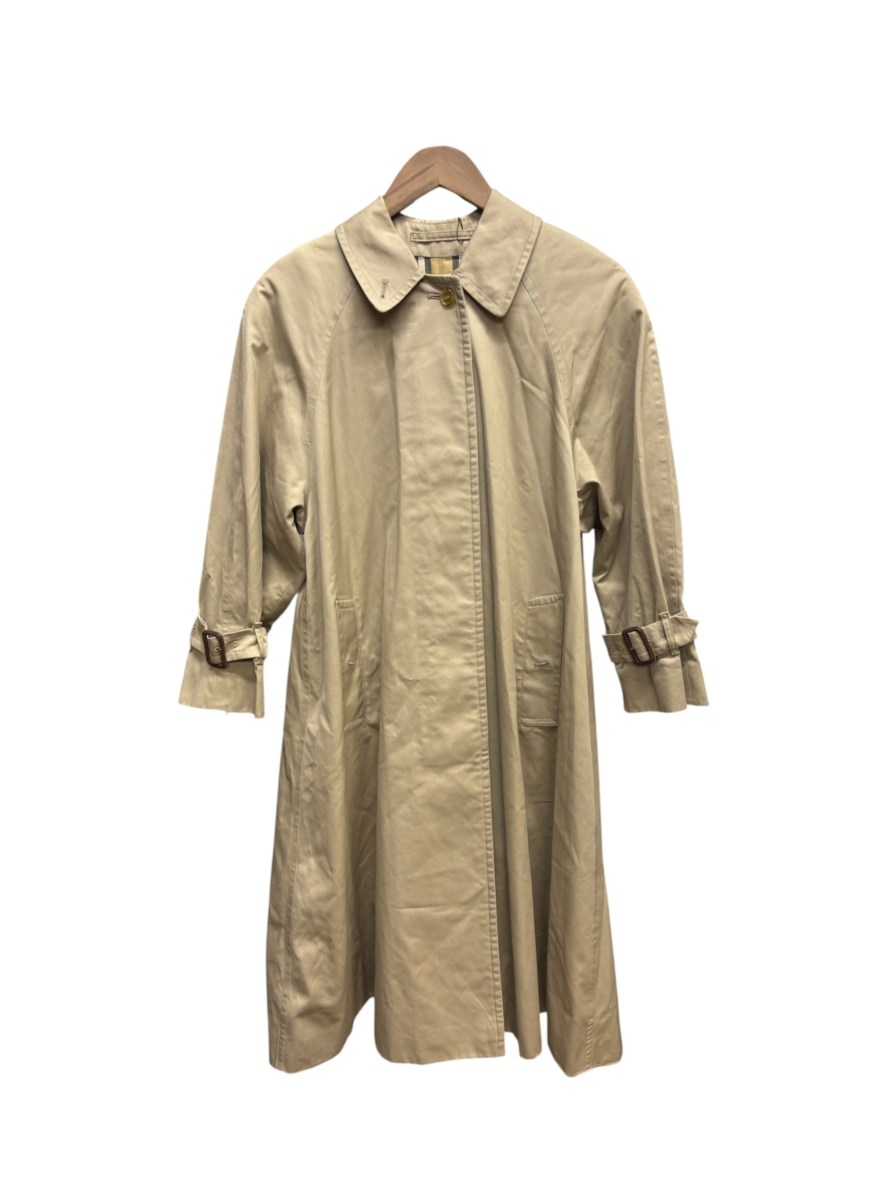 Burberry's Classic Vintage Trench Coat Tan