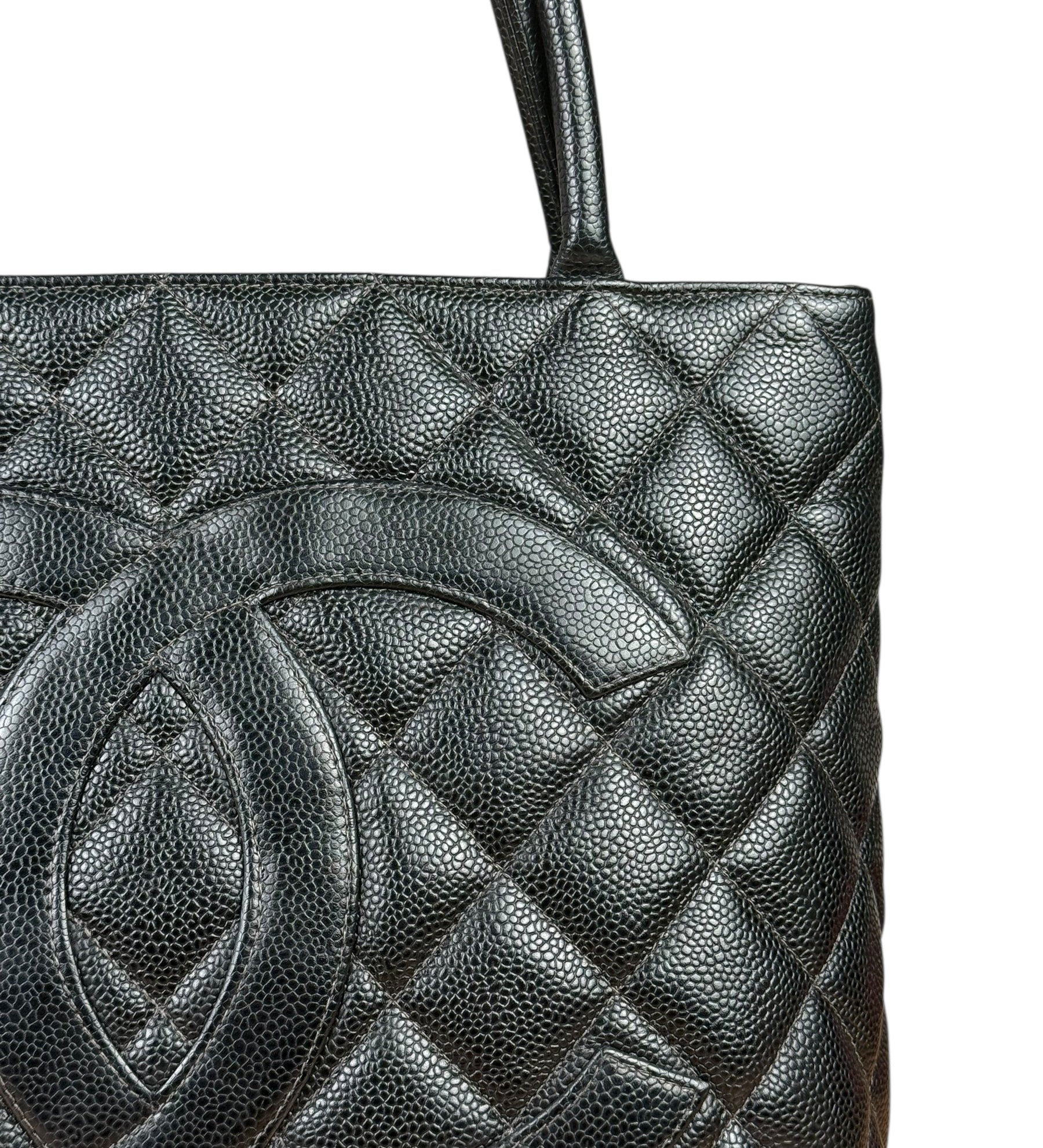 Chanel Caviar Medallion Tote 2002