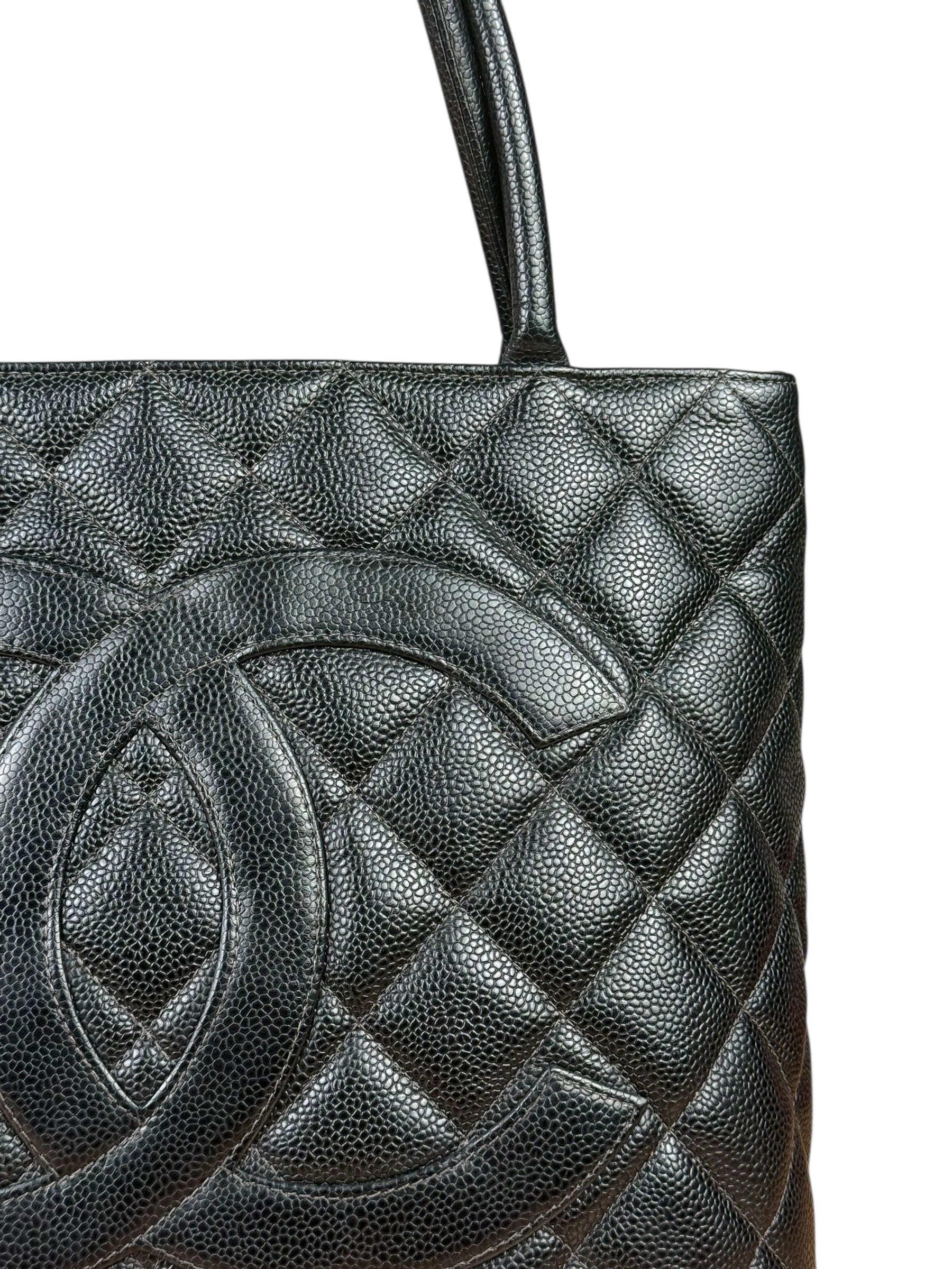 Chanel Caviar Medallion Tote 2002