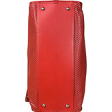 Chanel Red Perforated Leather Up in the Air 2Way Tote 2014