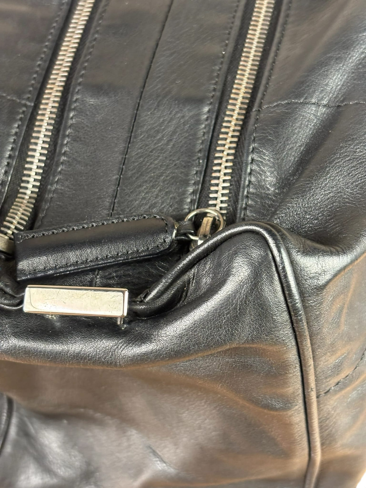Chanel Black Wild Chocolate Bar Bowler Bag 2002
