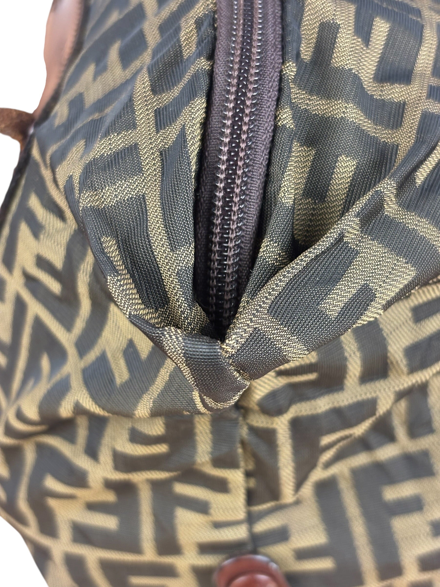 Fendi Zucca Foldable Canvas Tote Bag