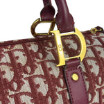 Christian Dior Red Trotter Boston Bag