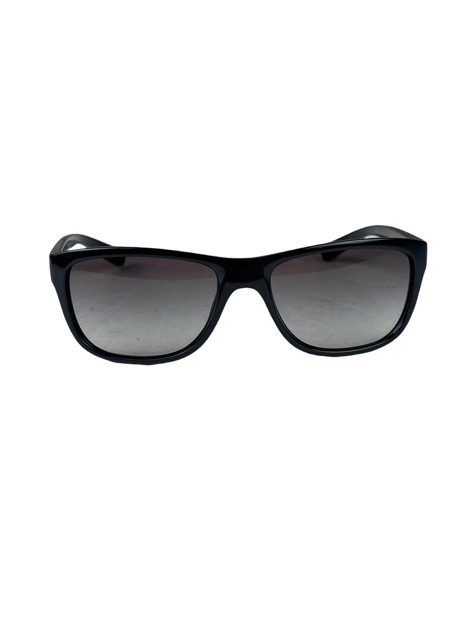Prada Black Linea Rossa SPS 12U Sunglasses
