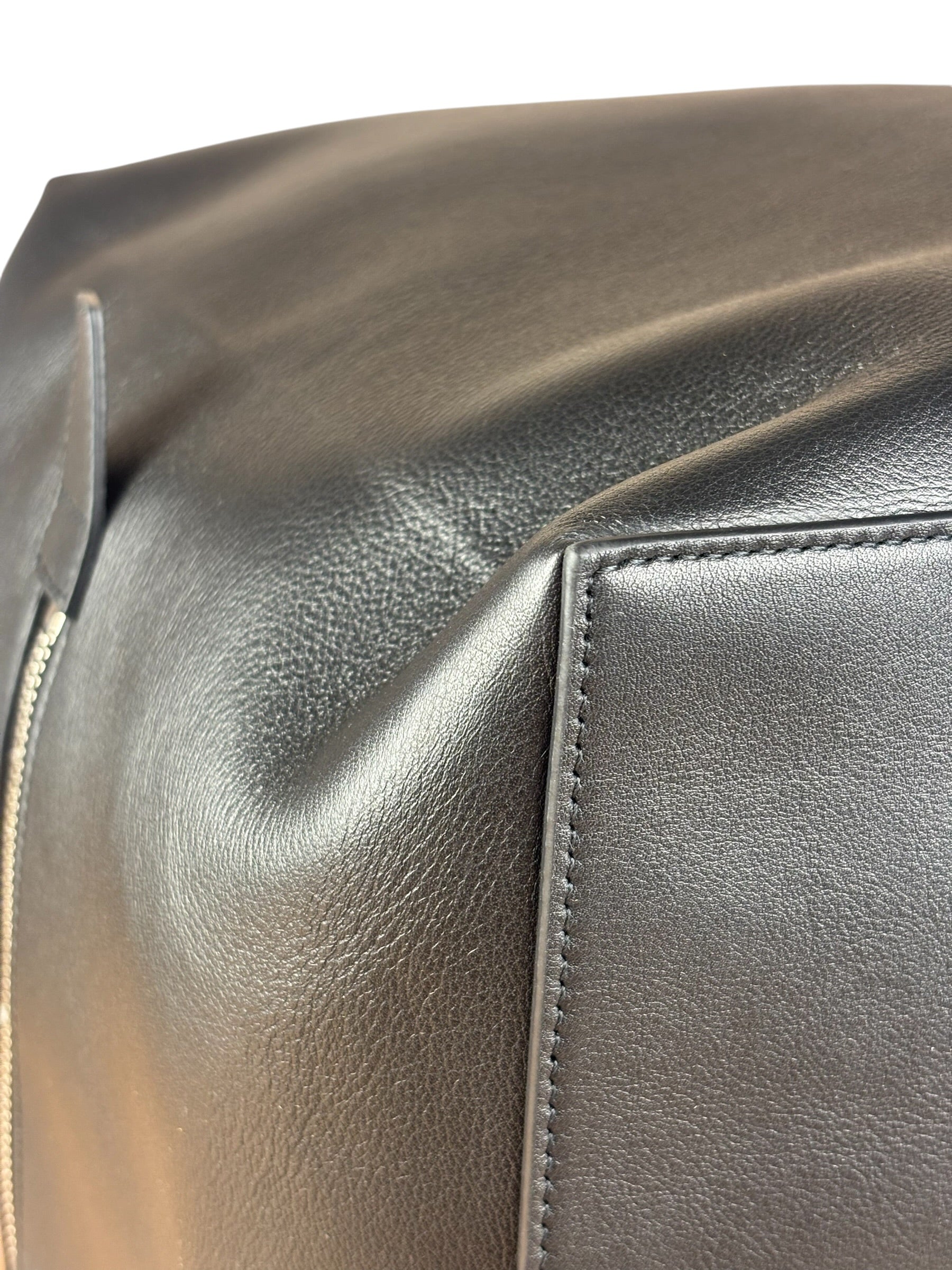 Balenciaga Black Leather Giant Box Bag