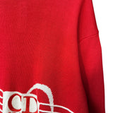 Christian Dior Sport Red Vintage Logo Sweater