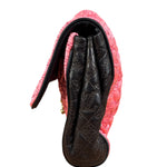 Louis Vuitton Limited Edition Bunny Pink Leather Monogram Coquette Clutch
