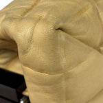 Chanel Beige Lambskin Chocolate Bar Frame Handbag 2002