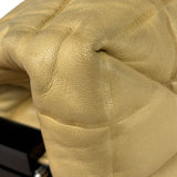 Chanel Beige Lambskin Chocolate Bar Frame Handbag 2002
