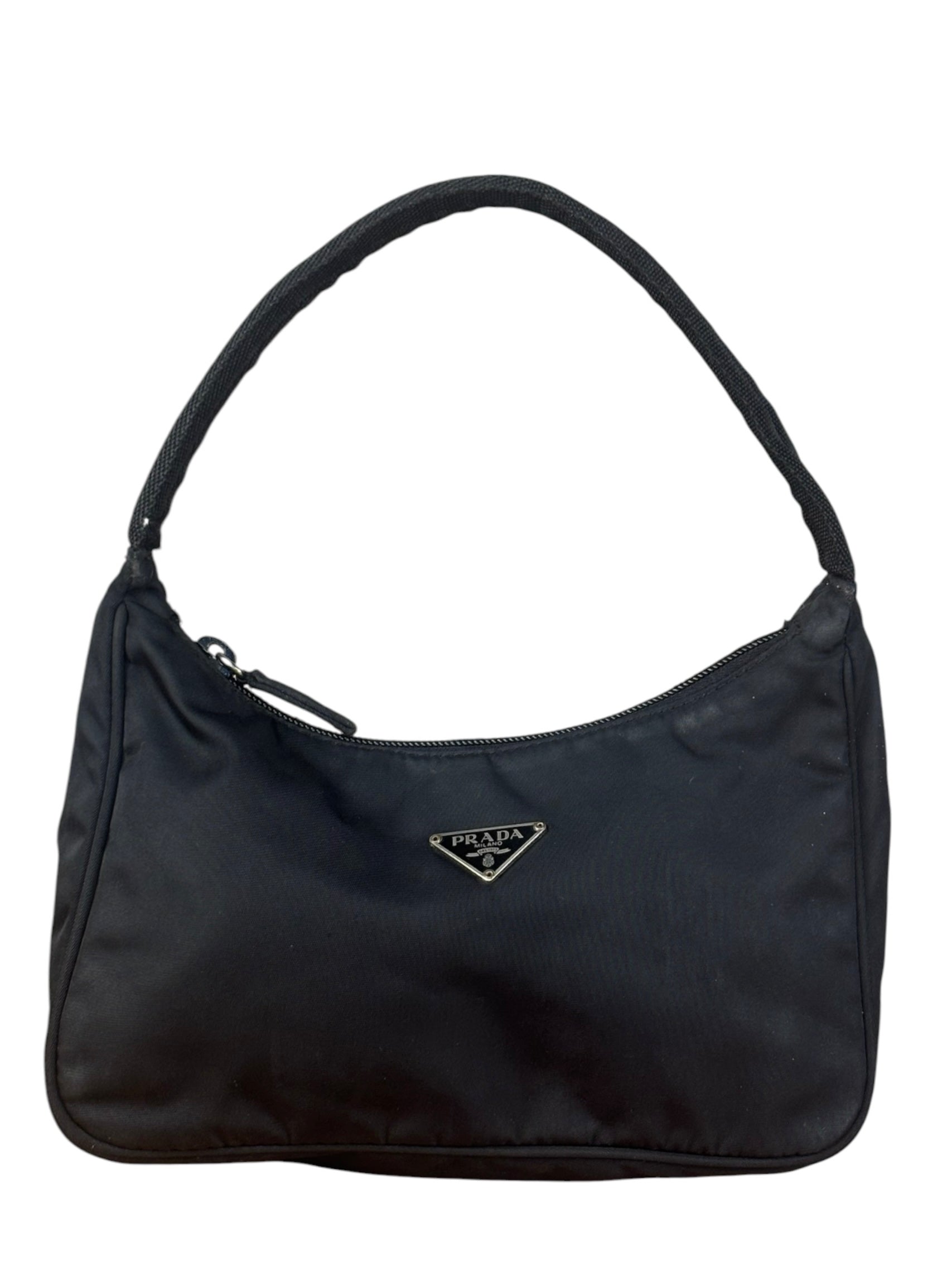 Prada Tessuto Black Nylon Mini Sport Shoulder Bag