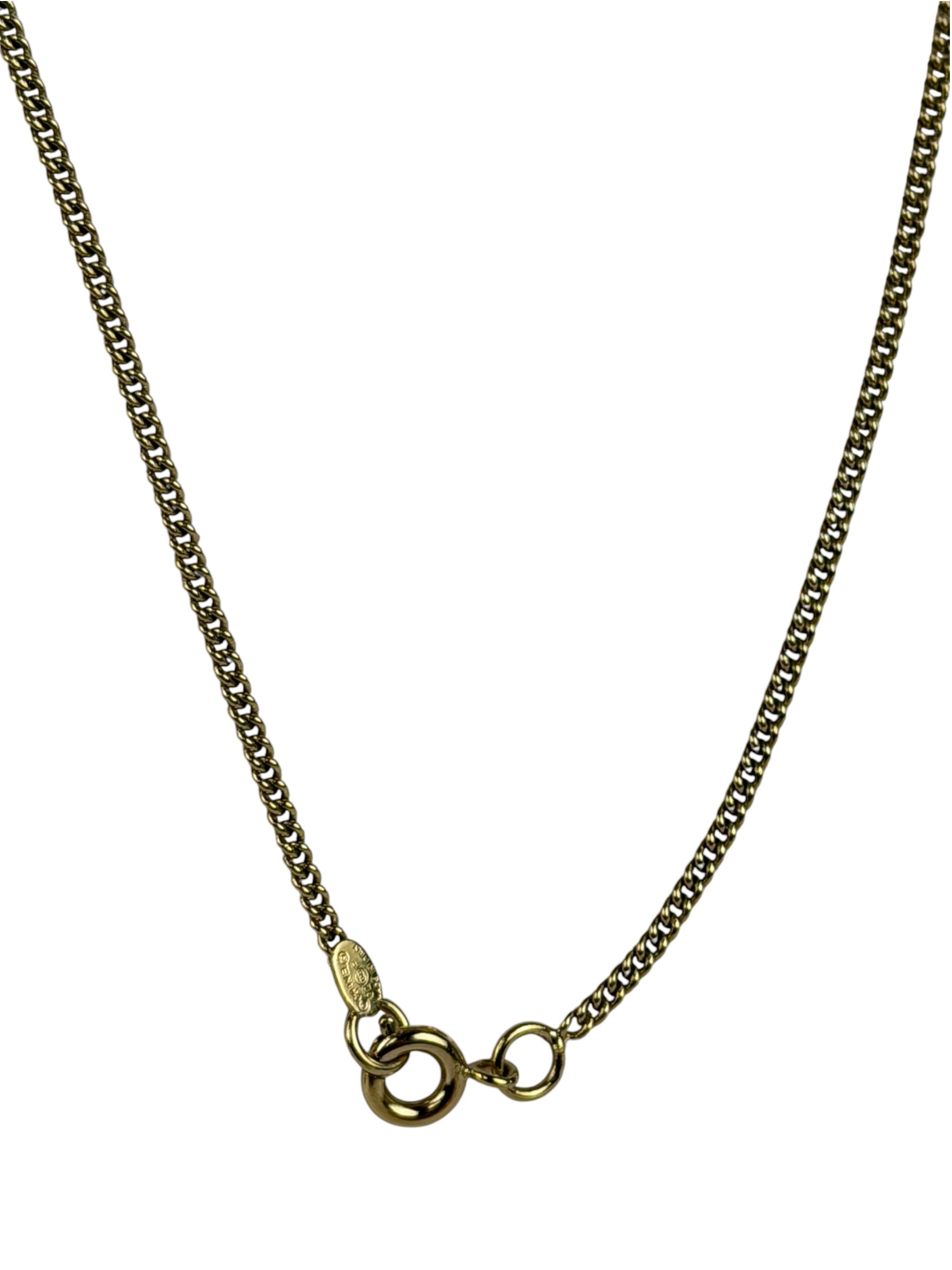 Chanel Vintage Camellia Pendant Necklace