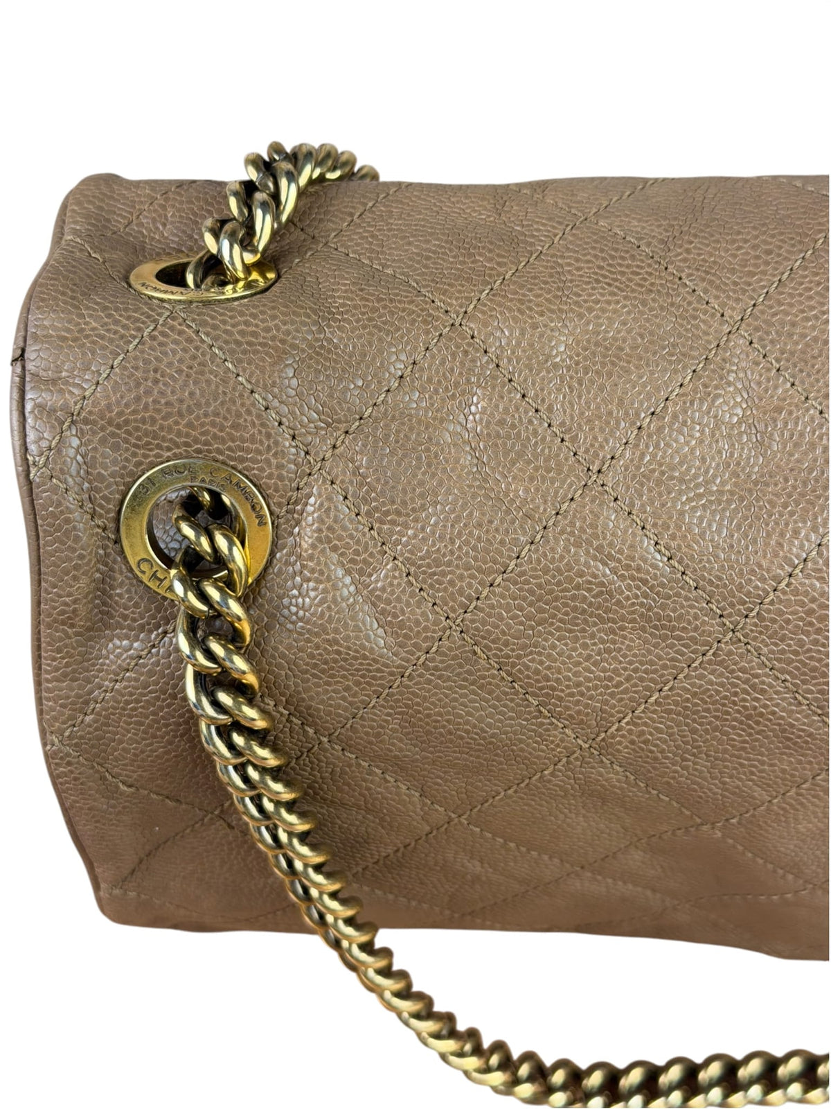 Chanel Brown Caviar Jumbo Easy Flap 2012