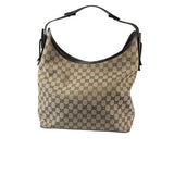 Gucci Brown GG Canvas Hobo Shoulder Bag
