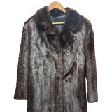 Vintage Brown Mink Fur Coat