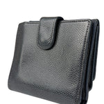 Chanel Navy Blue Leather Caviar Wallet