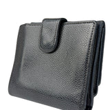 Chanel Navy Blue Leather Caviar Wallet