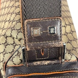 Celine Vintage Canvas Macadam Messenger Bag