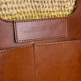 Balenciaga Wicker Tote Bag