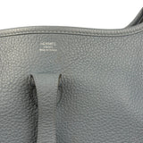 Hermes Evelyne Clemence Light Blue Leather Shoulder Bag