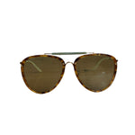 Gucci GG0672s Aviator Green Lenses Sunglasses